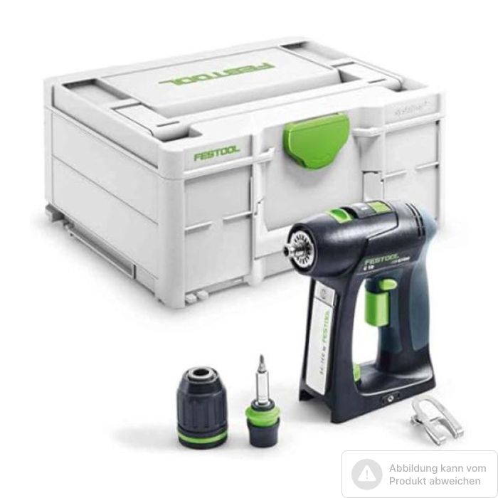 Foto von Festool Akku-Bohrschrauber T18+3 Basic 18 V / ohne Akkus, ohne Ladegerät im Systainer Foto von Festool Akku-Bohrschrauber T18+3 Basic 18 V / ohne Akkus, ohne Ladegerät im Systainer