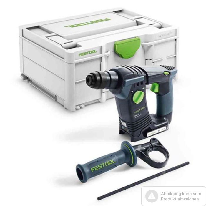 Bild von Festool Akku-Bohrhammer BHC 18-Basic für 18 Volt Akkus, ohne Akkus, ohne Ladegerät Bild von Festool Akku-Bohrhammer BHC 18-Basic für 18 Volt Akkus, ohne Akkus, ohne Ladegerät