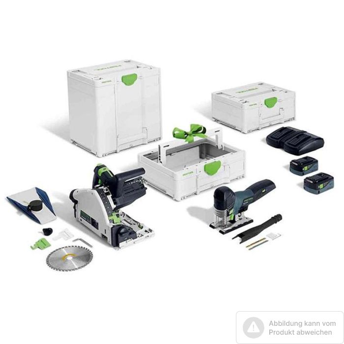 Foto von Festool Akku-Combo-Set Sägen TSC 55 K/PSC 420/TB M 137 Foto von Festool Akku-Combo-Set Sägen TSC 55 K/PSC 420/TB M 137