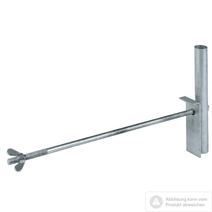 Bild von müba-Geländerhalter für zwei Aluminium-Laufstege (Breite 1,20m) Bild von müba-Geländerhalter für zwei Aluminium-Laufstege (Breite 1,20m)