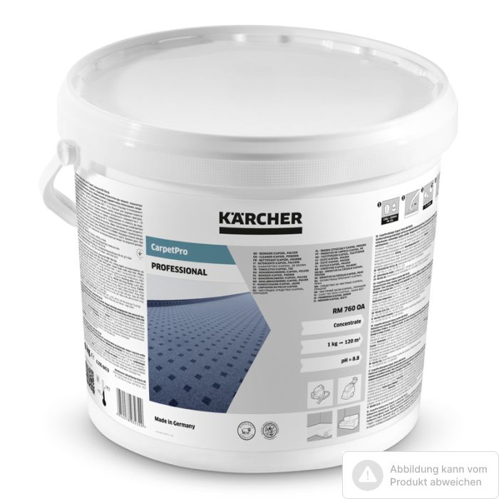 Foto von Kärcher RM 760 OA 10kg Reiniger iCapsol, Pulver, 10kg Foto von Kärcher RM 760 OA 10kg Reiniger iCapsol, Pulver, 10kg
