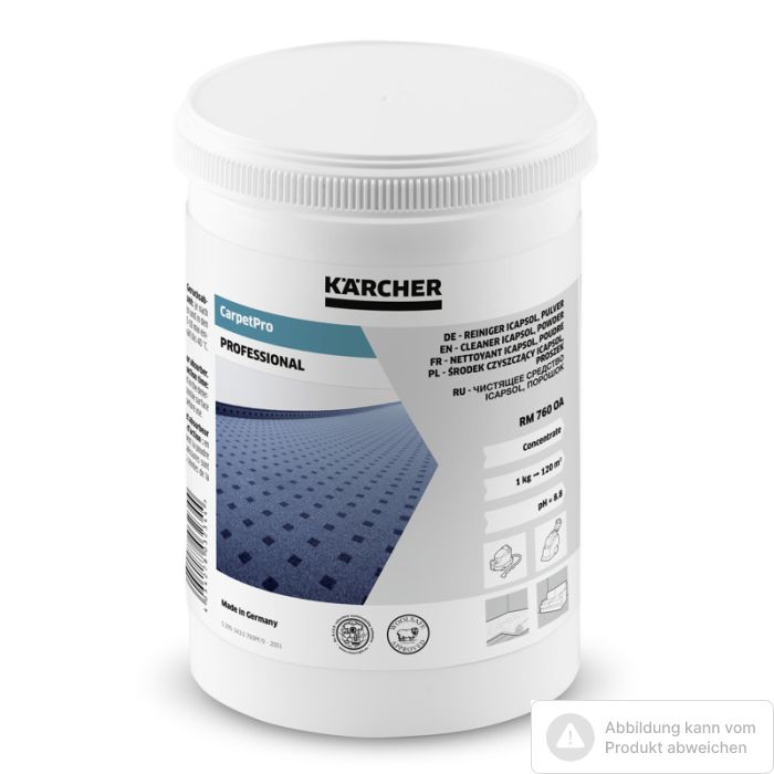 Foto von Kärcher CarpetPro Teppichreiniger RM 760 Pulver 0.8 kg Foto von Kärcher CarpetPro Teppichreiniger RM 760 Pulver 0.8 kg