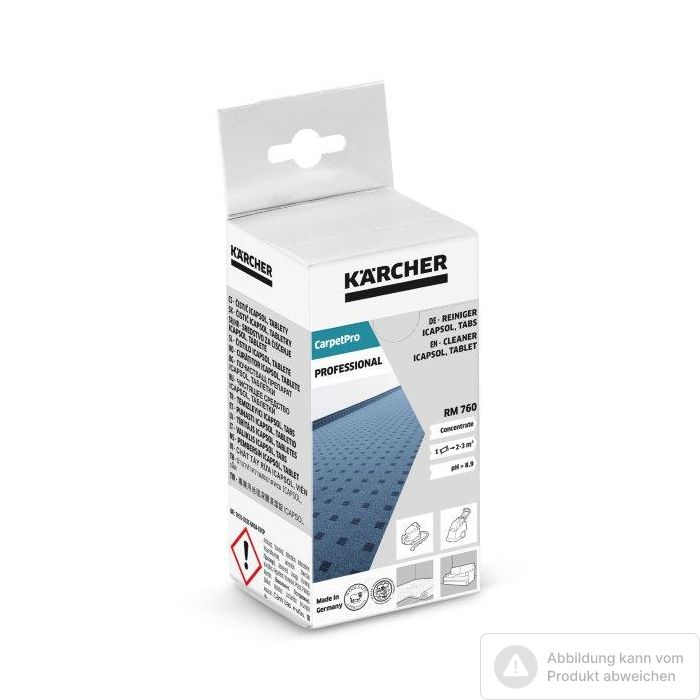Bild von Kärcher CarpetPro Teppichreiniger RM 760 16 Tabs Bild von Kärcher CarpetPro Teppichreiniger RM 760 16 Tabs