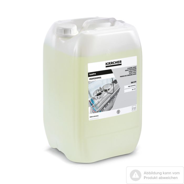 Bild von Kärcher TankPro Reiniger, sauer RM 870, 20l Bild von Kärcher TankPro Reiniger, sauer RM 870, 20l