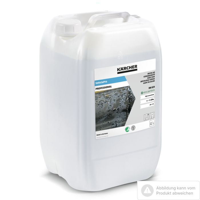 Bild von Kärcher VehiclePro Trocknungshilfe RM 829 eco!perform, 20l Bild von Kärcher VehiclePro Trocknungshilfe RM 829 eco!perform, 20l