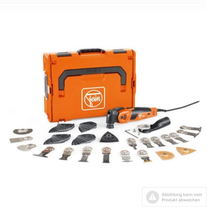 Foto von Fein Multimaster MM 700 MAX TOP StarlockMax Aufnahme, inkl. 60 Zubehörteile Foto von Fein Multimaster MM 700 MAX TOP StarlockMax Aufnahme, inkl. 60 Zubehörteile