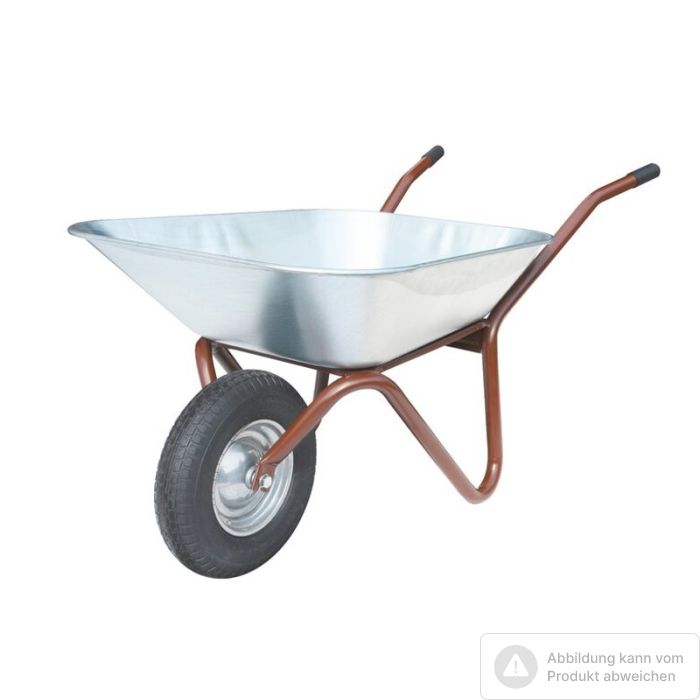 Bild von Müba Schiebkarre Standard, Mulde verzinkt, 85 l Bild von Müba Schiebkarre Standard, Mulde verzinkt, 85 l