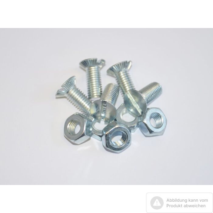 Bild von Müba-Satz (5 Stück) Schrauben und Muttern für Betonkarre Bild von Müba-Satz (5 Stück) Schrauben und Muttern für Betonkarre