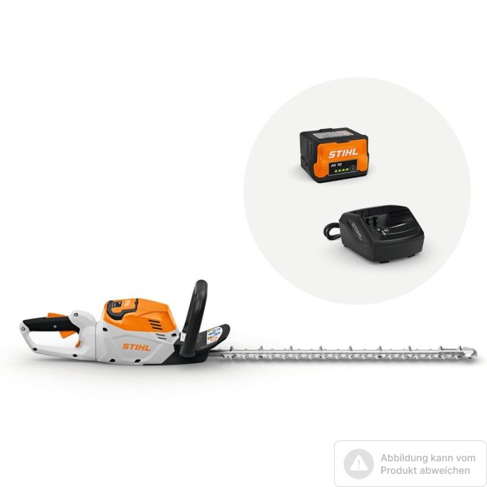 Foto von Stihl Akku-Heckenschere HSA 60 Set /60 cm inkl. Akku AK 10 + Ladegerät AL 101 Foto von Stihl Akku-Heckenschere HSA 60 Set /60 cm inkl. Akku AK 10 + Ladegerät AL 101