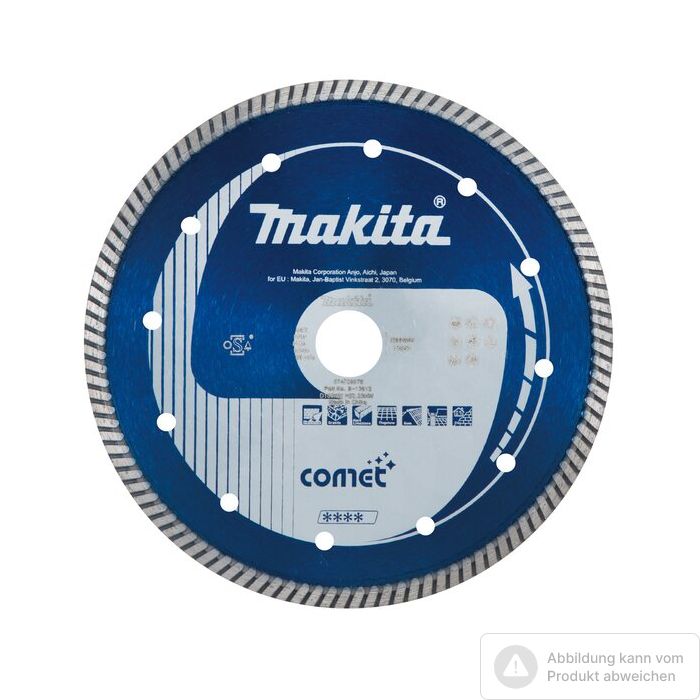 Foto von Makita Diamantscheibe Comet 180x22,23 mm Foto von Makita Diamantscheibe Comet 180x22,23 mm