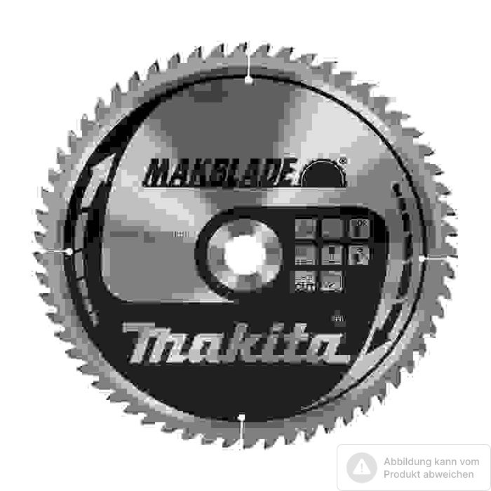 Bild von Makita Sägeblatt 305 x 2,3 x 30, Z = 60, Zahnwinkel 5°, für Holz Bild von Makita Sägeblatt 305 x 2,3 x 30, Z = 60, Zahnwinkel 5°, für Holz