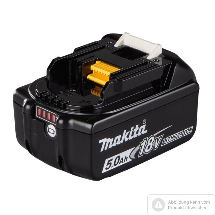 Foto von Makita Ersatzakku BL 1850 B 18 Volt, 5,0 Ah,mit Kapazitätsanzeige Foto von Makita Ersatzakku BL 1850 B 18 Volt, 5,0 Ah,mit Kapazitätsanzeige