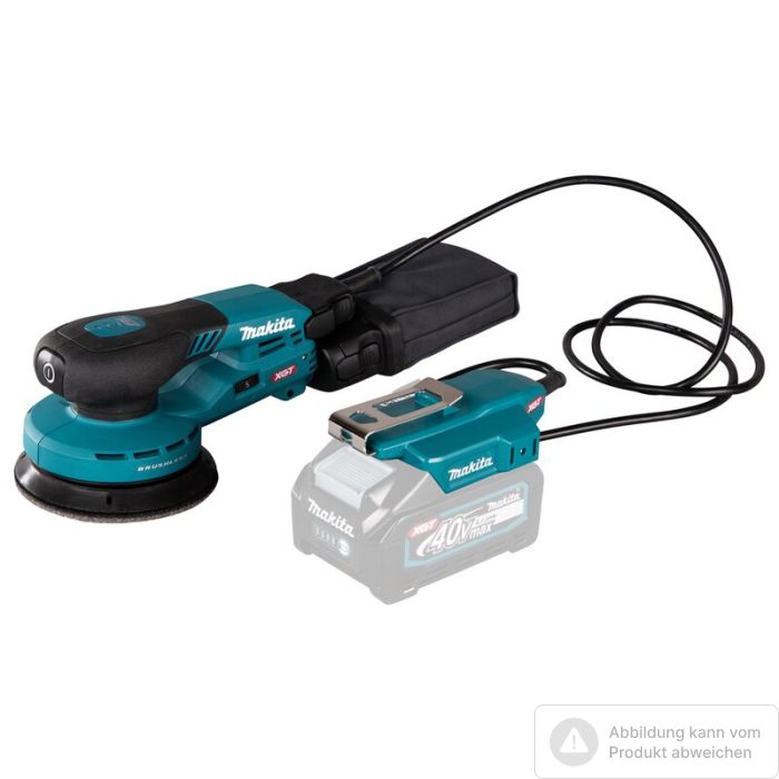 Bild von Makita Akku-Exzenterschleifer BO003CGZ 40 V, 125 mm, 3 mm Hub, ohne Akkus und Ladegerät Bild von Makita Akku-Exzenterschleifer BO003CGZ 40 V, 125 mm, 3 mm Hub, ohne Akkus und Ladegerät