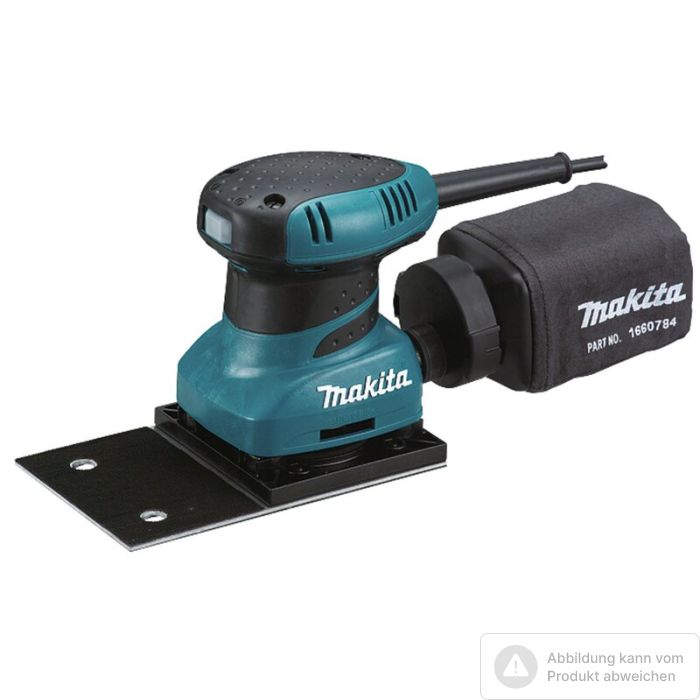 Foto von Makita Faust-Schwingschleifer BO4566J 200W, im MAKPAC Foto von Makita Faust-Schwingschleifer BO4566J 200W, im MAKPAC