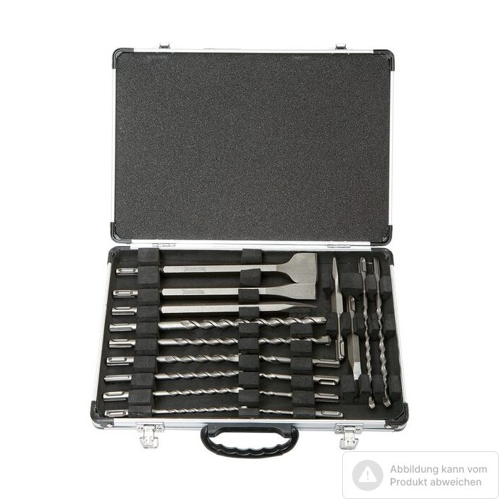 Bild von Makita Bohrer- / Meissel-Set 17tlg. SDS Plus Bohrer 5/6/8/10x110, 6/8/10/12x160 Bild von Makita Bohrer- / Meissel-Set 17tlg. SDS Plus Bohrer 5/6/8/10x110, 6/8/10/12x160