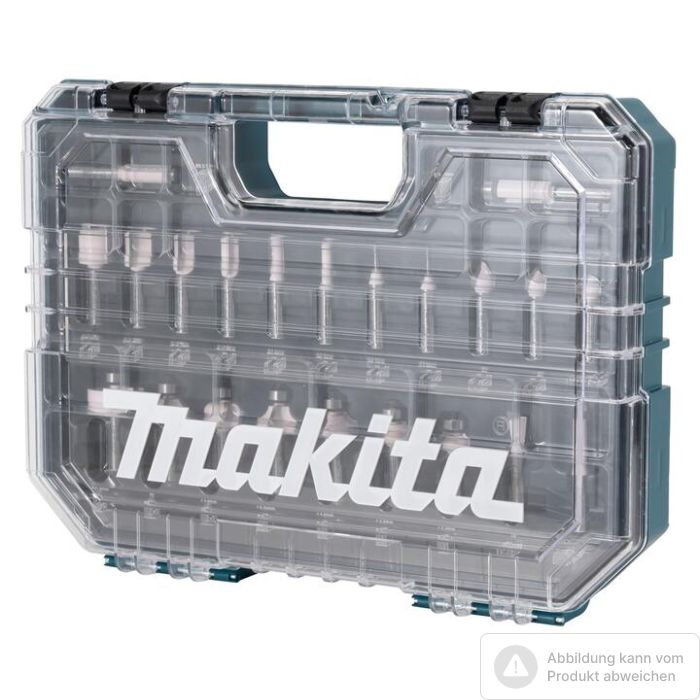 Foto von Makita Frässet 22-teilig mit 8 mm Schaft Foto von Makita Frässet 22-teilig mit 8 mm Schaft