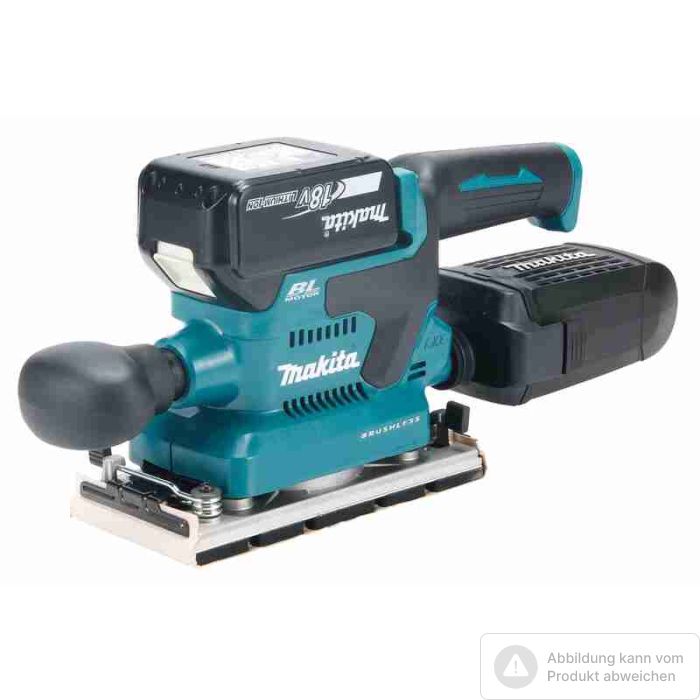Foto von Makita Akku-Schwingschleifer DBO380ZJ für 18 Volt Akkus, ohne Akku, ohne Ladegerät Foto von Makita Akku-Schwingschleifer DBO380ZJ für 18 Volt Akkus, ohne Akku, ohne Ladegerät