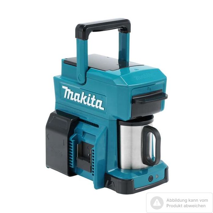 Foto von Makita Akku-Kaffeemaschine DCM501Z für 18 Volt Akkus, ohne Akkus, ohne Ladegerät Foto von Makita Akku-Kaffeemaschine DCM501Z für 18 Volt Akkus, ohne Akkus, ohne Ladegerät