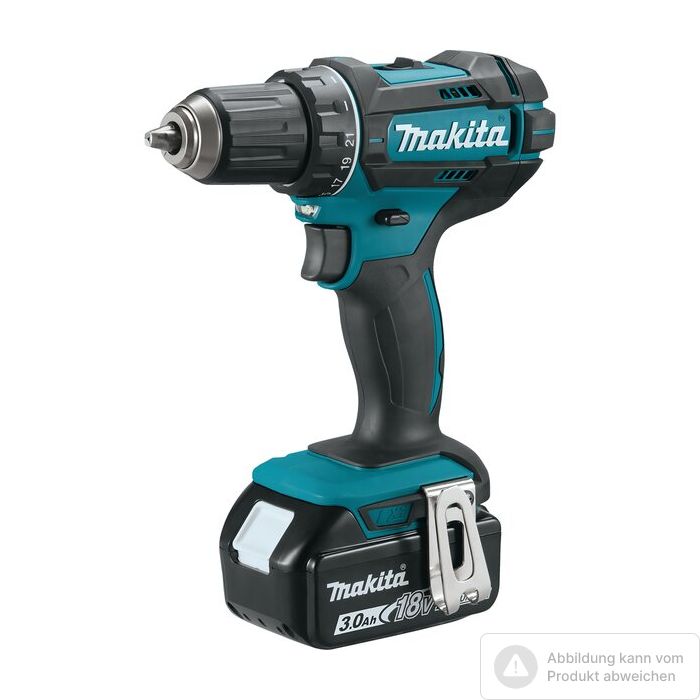 Foto von Makita Akku-Bohrschrauber DDF482RFJ 18 V / 2 x 3,0 Ah Akkus und Schnellladegerät Foto von Makita Akku-Bohrschrauber DDF482RFJ 18 V / 2 x 3,0 Ah Akkus und Schnellladegerät