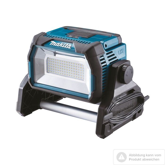 Foto von Makita Akku-LED-Baustrahler DEADML809 für 2x 18 Volt Akkus, ohne Akku, ohne Ladegerät Foto von Makita Akku-LED-Baustrahler DEADML809 für 2x 18 Volt Akkus, ohne Akku, ohne Ladegerät