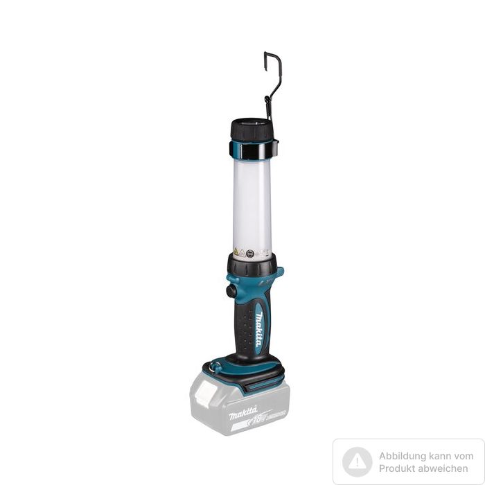 Foto von Makita Akku-LED-Werkstattleuchte DML806 für 18 Volt Akkus, ohne Akkus, ohne Ladegerät Foto von Makita Akku-LED-Werkstattleuchte DML806 für 18 Volt Akkus, ohne Akkus, ohne Ladegerät