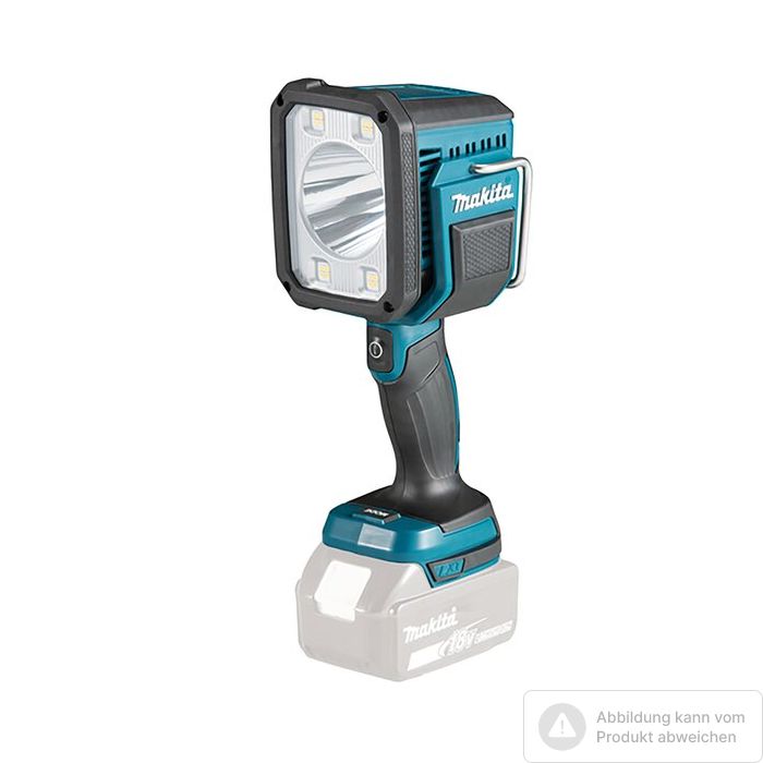 Foto von Makita LED-Akku-Handstrahler DML 812 für 18 Volt Akkus, ohne Akku, ohne Ladegerät Foto von Makita LED-Akku-Handstrahler DML 812 für 18 Volt Akkus, ohne Akku, ohne Ladegerät