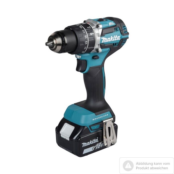 Bild von Makita Akku-Schlagbohrschrauber DHP484ZJ 18 Volt, ohne Akku, ohne Ladegerät, im Makpac Bild von Makita Akku-Schlagbohrschrauber DHP484ZJ 18 Volt, ohne Akku, ohne Ladegerät, im Makpac