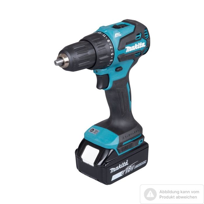 Bild von Makita Akku-Schlagbohrschrauber DHP490RFX3, 18 V / 2 x 3,0 Ah Akkus, Ladegerät im Koffer Bild von Makita Akku-Schlagbohrschrauber DHP490RFX3, 18 V / 2 x 3,0 Ah Akkus, Ladegerät im Koffer