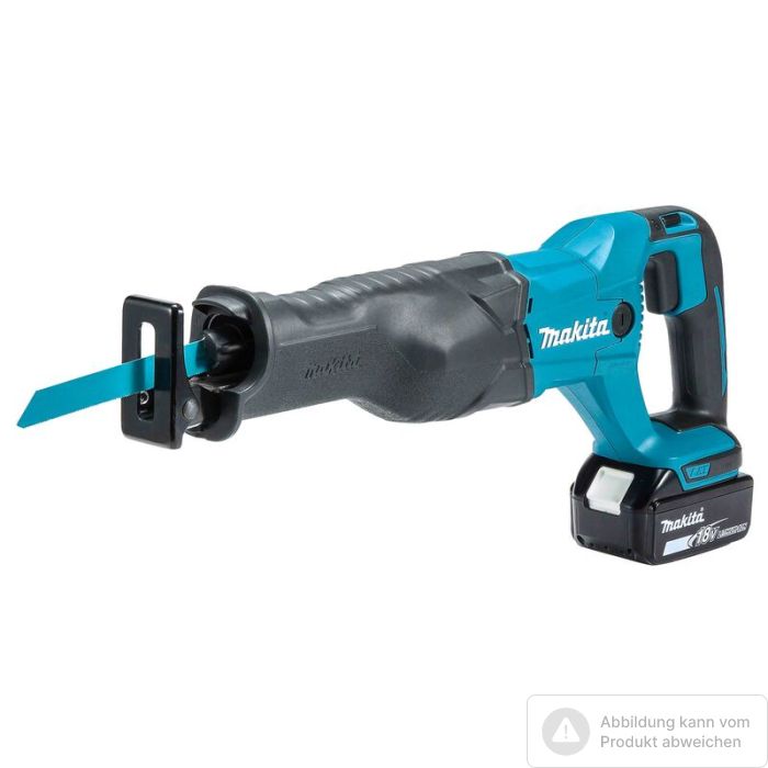 Bild von Makita Akku-Reciprosäge DJR186RT 18 Volt, 1 x 5,0 Ah Akku, Ladegerät Bild von Makita Akku-Reciprosäge DJR186RT 18 Volt, 1 x 5,0 Ah Akku, Ladegerät