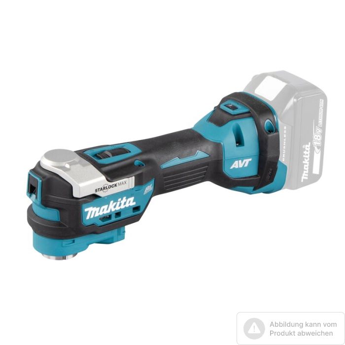 Foto von Makita Akku-Multifunktionswerkzeug DTM52ZJX2 ohne Akkus und Ladegerät, im MAKPAC Foto von Makita Akku-Multifunktionswerkzeug DTM52ZJX2 ohne Akkus und Ladegerät, im MAKPAC