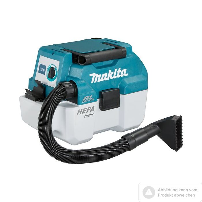 Foto von Makita Akku-Staubsauger DVC750LZX3 für 18 Volt Akkus, ohne Akkus, ohne Ladegerät Foto von Makita Akku-Staubsauger DVC750LZX3 für 18 Volt Akkus, ohne Akkus, ohne Ladegerät