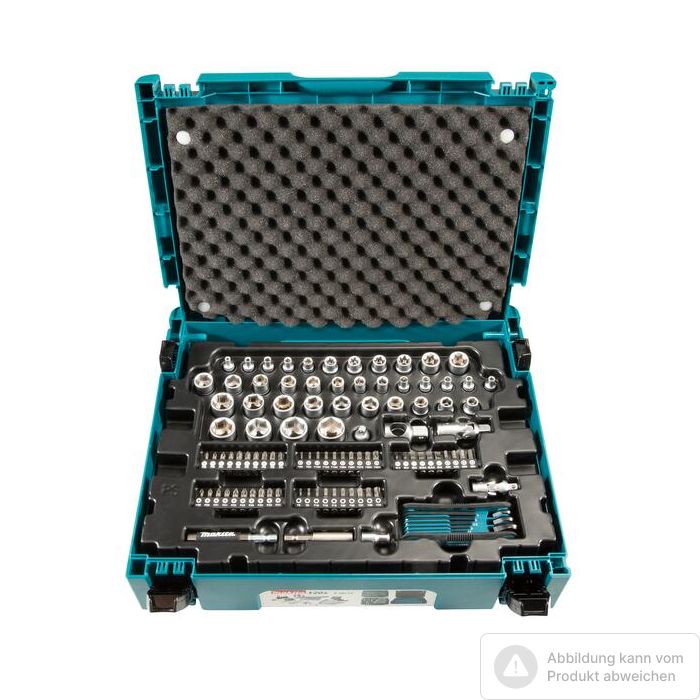 Bild von Makita Werkzeug-Set E-08713 120-teilig, umfangreiches Werkzeug-Set Bild von Makita Werkzeug-Set E-08713 120-teilig, umfangreiches Werkzeug-Set