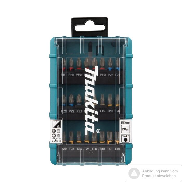 Foto von Makita Steckschlüssel-Bit-Set Torsion 28-tlg. Impact Premier Foto von Makita Steckschlüssel-Bit-Set Torsion 28-tlg. Impact Premier