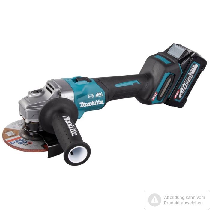 Bild von Makita Akku-Einhandwinkelschleifer GA005GM201 mit 40 Volt 2x 4,0 Ah Akkus und 1x Ladegerät Bild von Makita Akku-Einhandwinkelschleifer GA005GM201 mit 40 Volt 2x 4,0 Ah Akkus und 1x Ladegerät