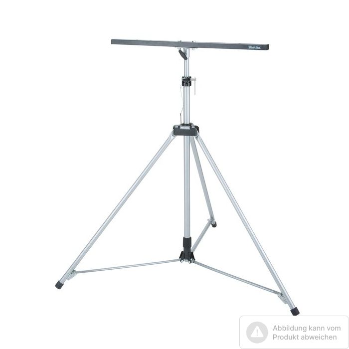 Bild von Makita Lampenstativ, für 2 Baustrahler, Höhe 1,3 - 2,0 m, Breite 1,2 m, Gewicht 12 kg Bild von Makita Lampenstativ, für 2 Baustrahler, Höhe 1,3 - 2,0 m, Breite 1,2 m, Gewicht 12 kg