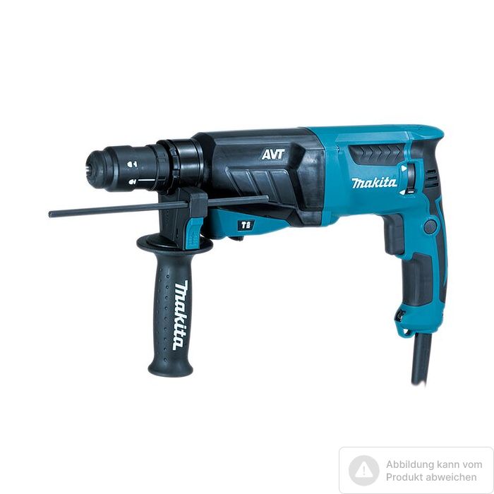 Foto von Makita Bohrhammer HR2631FT13 800 Watt, SDS-plus, 4-26 mm, 2,4 Joule Foto von Makita Bohrhammer HR2631FT13 800 Watt, SDS-plus, 4-26 mm, 2,4 Joule