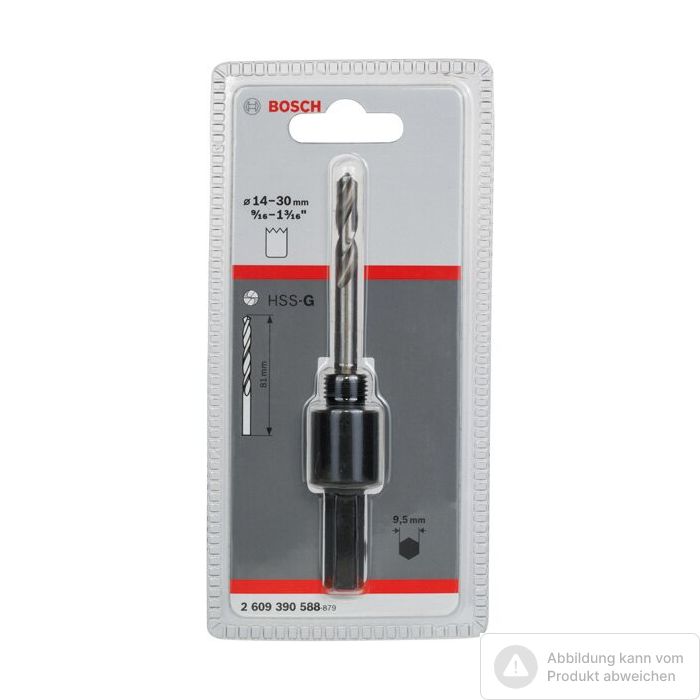 Foto von Bosch Sechskantadapter, 1/2-Zoll 20 UNF, 14 - 30 mm, SW 9,52 Foto von Bosch Sechskantadapter, 1/2-Zoll 20 UNF, 14 - 30 mm, SW 9,52