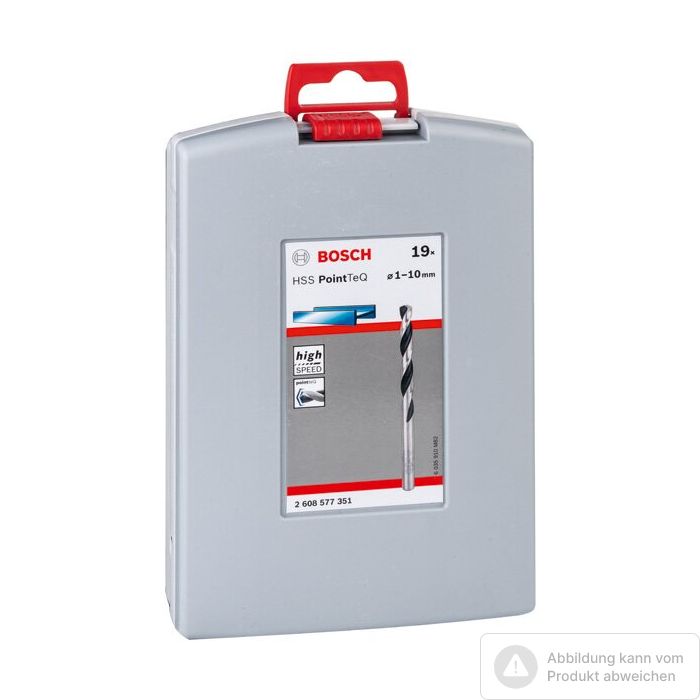 Bild von Bosch HSS-Spiralbohrer-Set PointTeQ, 19-tlg., ProBox, 1-10 mm Bild von Bosch HSS-Spiralbohrer-Set PointTeQ, 19-tlg., ProBox, 1-10 mm