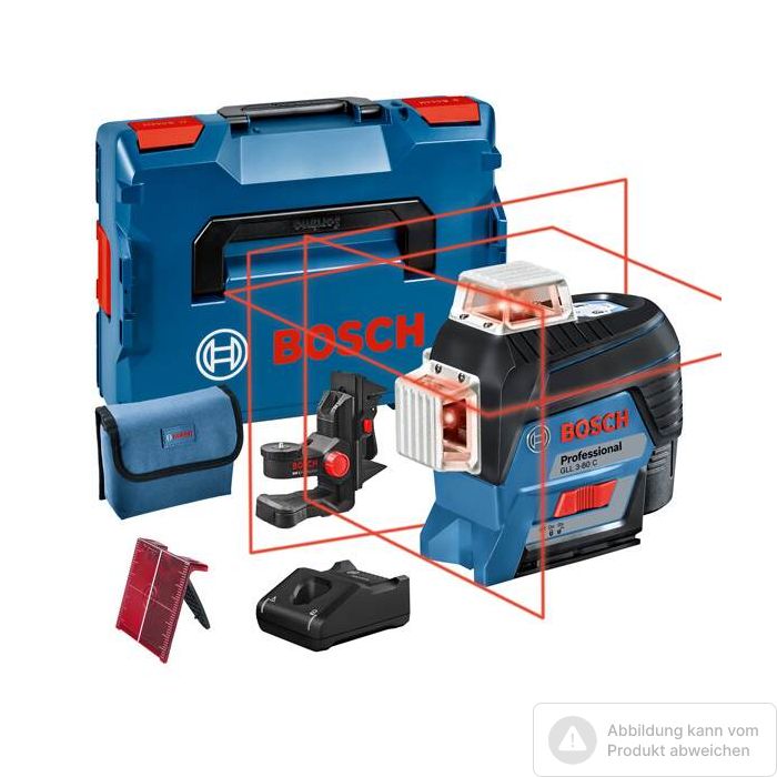 Bild von Bosch Linienlaser GLL 3-80 C, 1 x Akku GBA 12V 2.0Ah Bild von Bosch Linienlaser GLL 3-80 C, 1 x Akku GBA 12V 2.0Ah