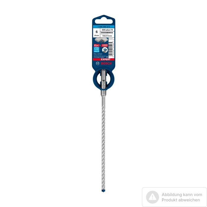 Bild von Bosch EXPERT SDS plus-7X Hammerbohrer, 6x150x215 mm Bild von Bosch EXPERT SDS plus-7X Hammerbohrer, 6x150x215 mm