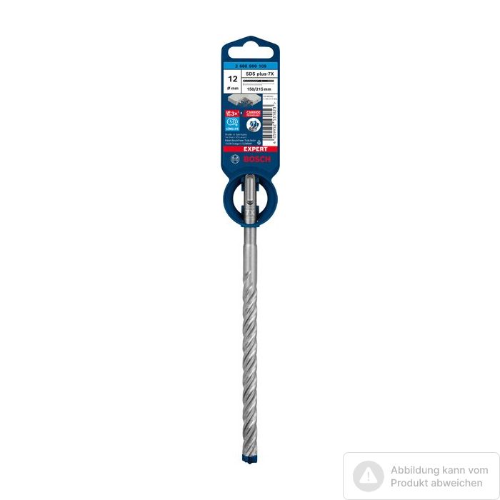 Bild von Bosch EXPERT SDS plus-7X Hammerbohrer, 12x150x215 mm Bild von Bosch EXPERT SDS plus-7X Hammerbohrer, 12x150x215 mm