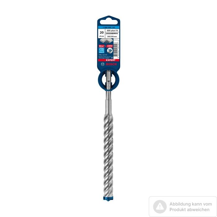 Foto von Bosch EXPERT SDS plus-7X Hammerbohrer, 20x200x265 mm Foto von Bosch EXPERT SDS plus-7X Hammerbohrer, 20x200x265 mm