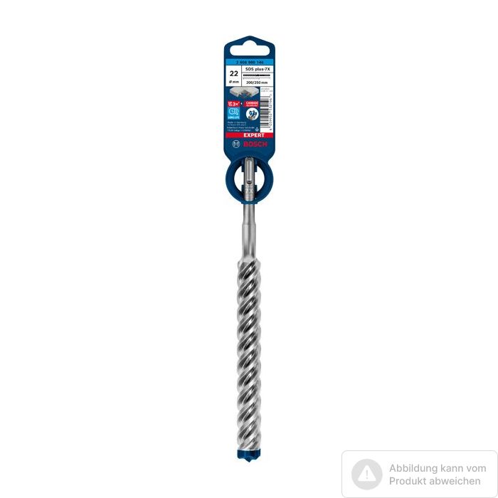 Bild von Bosch EXPERT SDS plus-7X Hammerbohrer, 22x200x250 mm Bild von Bosch EXPERT SDS plus-7X Hammerbohrer, 22x200x250 mm