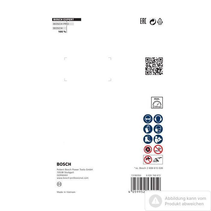 Foto von Bosch EXPERT Multi Material Diamanttrennscheibe, 125x22,23 mm Foto von Bosch EXPERT Multi Material Diamanttrennscheibe, 125x22,23 mm