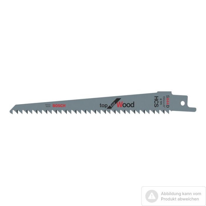 Bild von Bosch Säbelsägeblatt S 644 D, Top for Wood, 5er-Pack Bild von Bosch Säbelsägeblatt S 644 D, Top for Wood, 5er-Pack