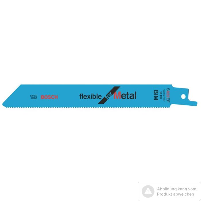 Bild von Bosch Säbelsägeblatt S 922 EF, Flexible for Metal, 5er-Pack Bild von Bosch Säbelsägeblatt S 922 EF, Flexible for Metal, 5er-Pack