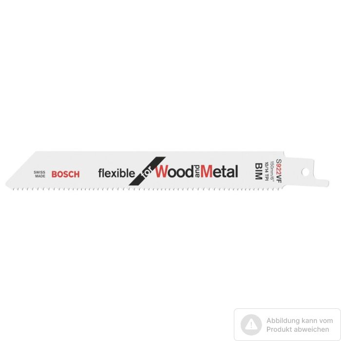 Foto von Bosch Säbelsägeblatt S 922 VF, Flexible for Wood and Metal, 5er-Pack Foto von Bosch Säbelsägeblatt S 922 VF, Flexible for Wood and Metal, 5er-Pack