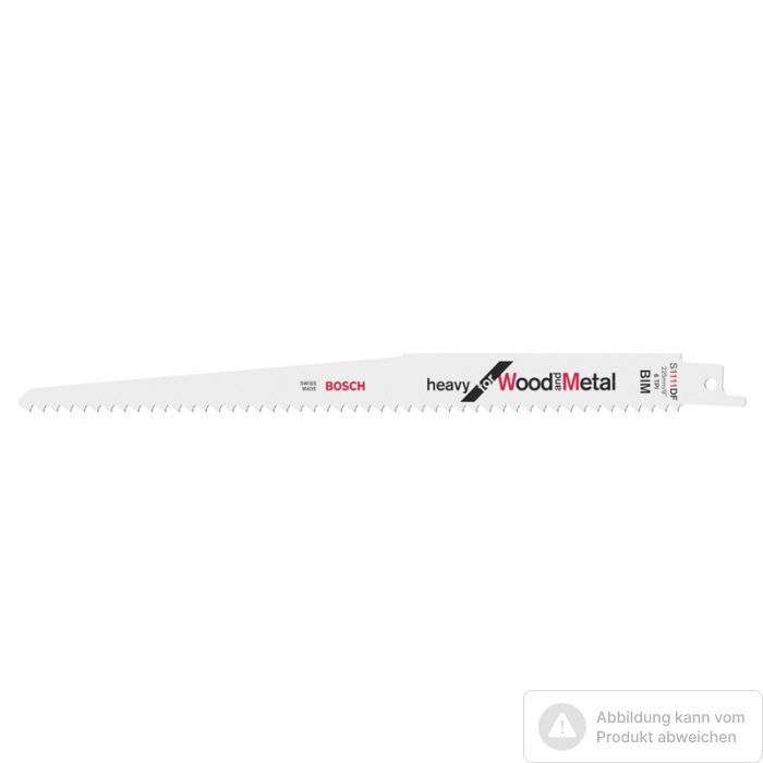 Bild von Bosch Säbelsägeblatt S 1111 DF Heavy for Wood and Metal, 5er-Pack Bild von Bosch Säbelsägeblatt S 1111 DF Heavy for Wood and Metal, 5er-Pack
