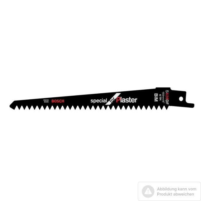 Bild von Bosch Säbelsägeblatt S 628 DF, Special for Plaster, 2er-Pack Bild von Bosch Säbelsägeblatt S 628 DF, Special for Plaster, 2er-Pack