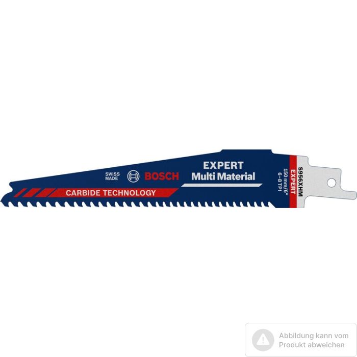 Bild von Bosch EXPERT 956XHM Multi Material Säbelsägeblatt Bild von Bosch EXPERT 956XHM Multi Material Säbelsägeblatt